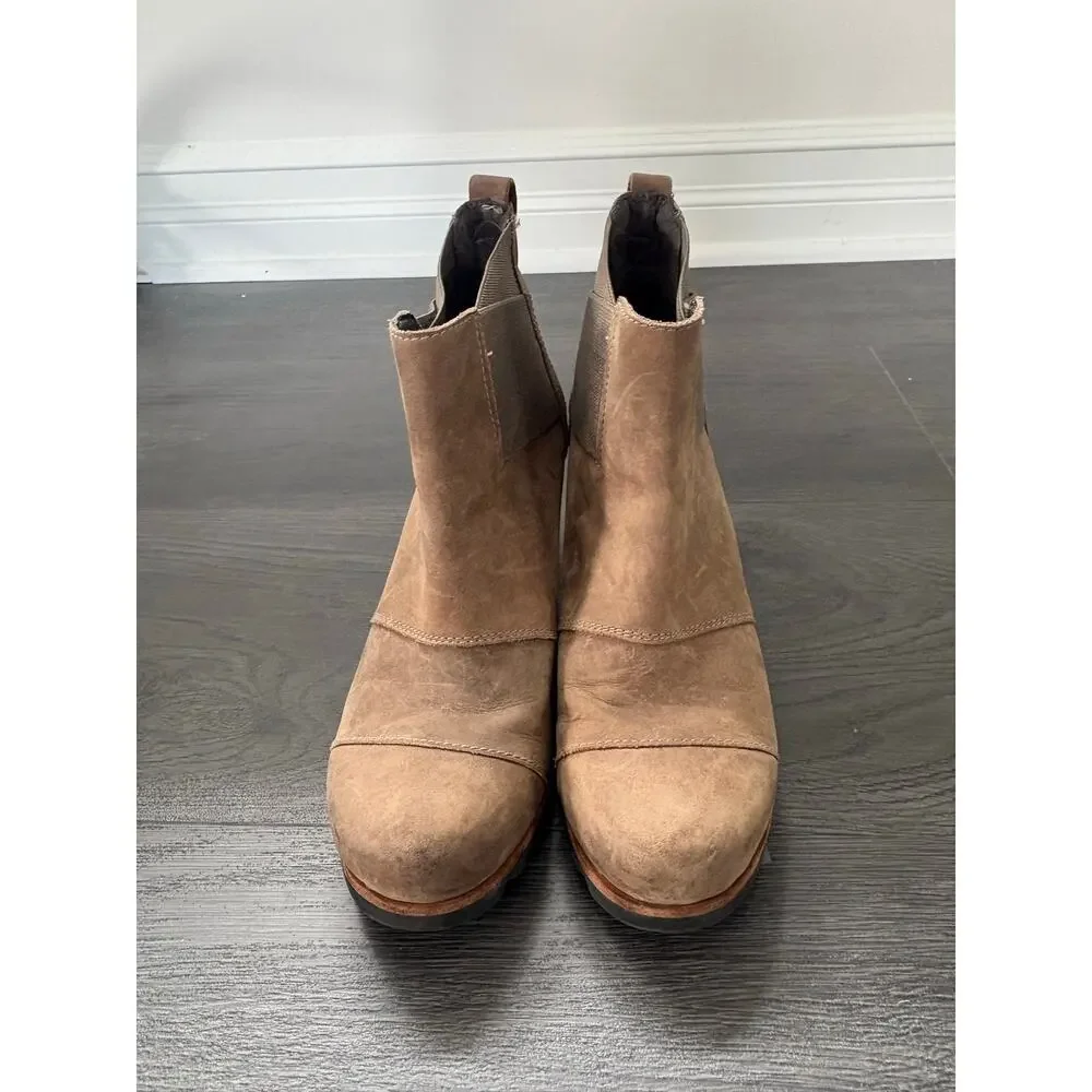 Sorel Brown Heeled Boots Size 8.5